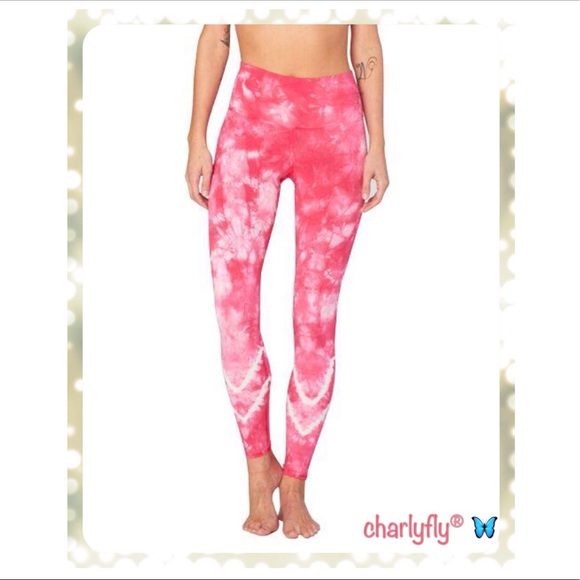 Electric & Rose Pants - Sunset Yoga Leggings